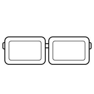 Gözlük ve güneş gözlüğü vektör