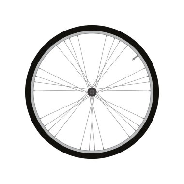 bisiklet tekerleği vektör