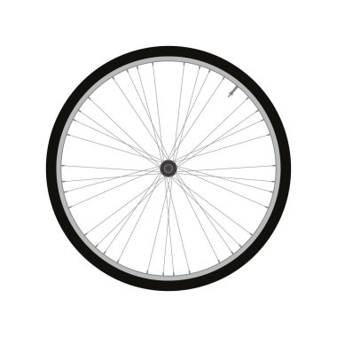 bisiklet tekerleği vektör