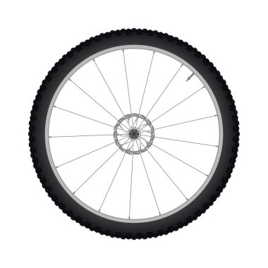 Disk fren vektör ile Bisiklet ön tekerlek