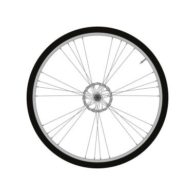 Disk fren vektör ile Bisiklet ön tekerlek