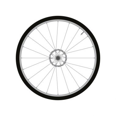 Disk fren vektör ile Bisiklet ön tekerlek