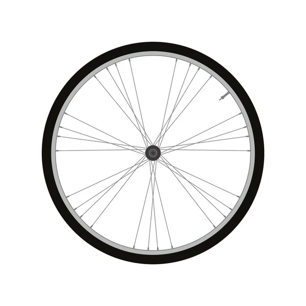 Bicycle wheel vector — Stock Vector