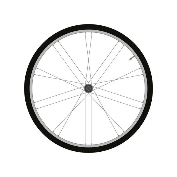 Vetor de roda de bicicleta — Vetor de Stock