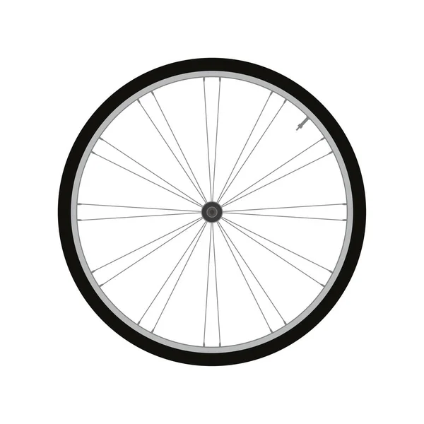 Vetor de roda de bicicleta — Vetor de Stock