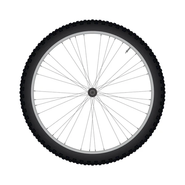 Vettore della ruota della bicicletta — Vettoriale Stock