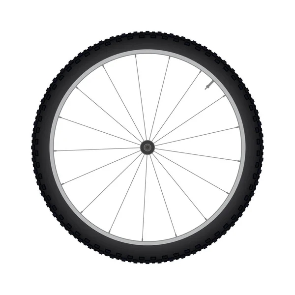 自行车轮子矢量黒の上の学校のアイコン — 图库矢量图片