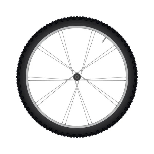 Polkupyörän pyörän vektori — vektorikuva