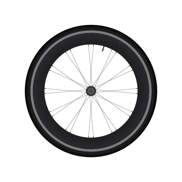 Вектор дорожнього велосипеда High Rim Wheel Road — стоковий вектор