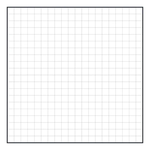 Graphik Papier Koordinate Papier Gitterpapier Quadrat Papier — Stockvektor