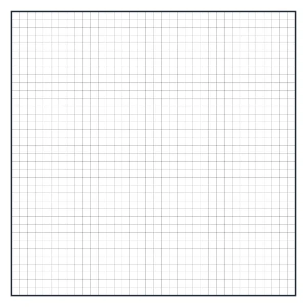 Gráfico papel de coordenada papel cuadrícula papel cuadrado — Vector de stock