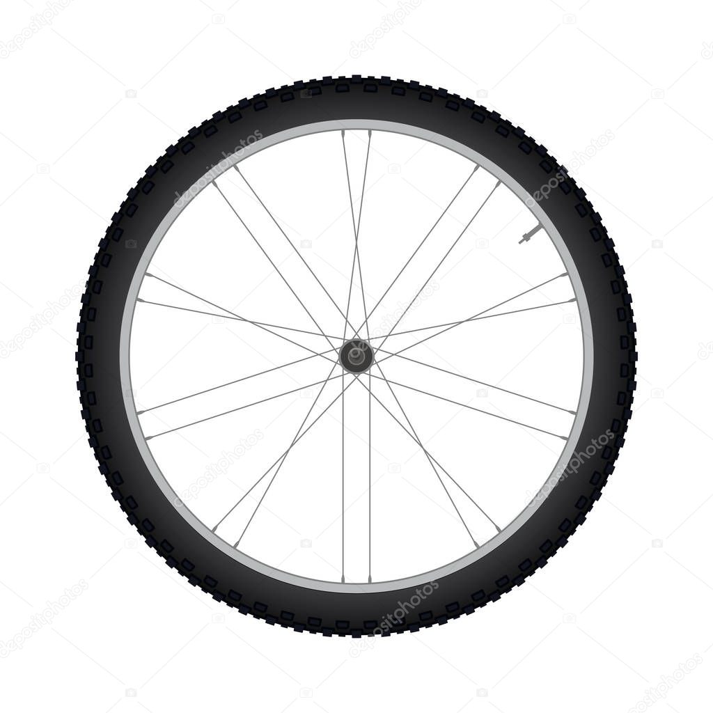 bicycle wheel vector