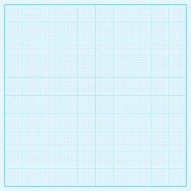Mavi grafik kağıdı koordinat kağıt kılavuz kağıt kağıt kare 