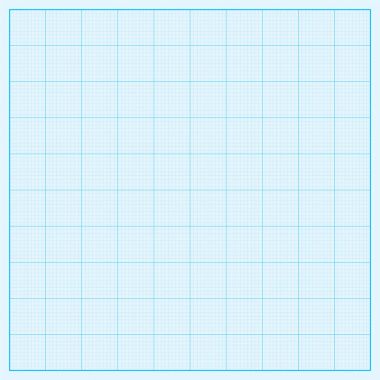 Mavi grafik kağıdı koordinat kağıt kılavuz kağıt kağıt kare 