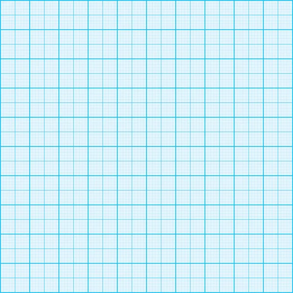 파란색 그래프 종이 좌표 그리드 종이 제곱 종이 — 스톡 벡터