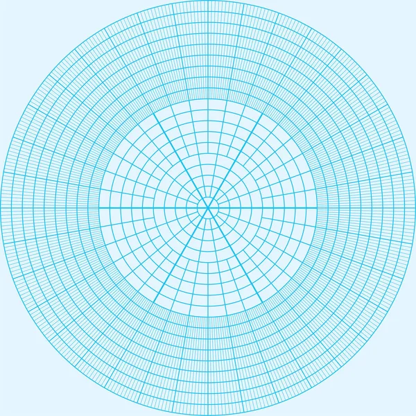 Mavi grafik kağıdı koordinat kağıt kılavuz kağıt kağıt kare — Stok Vektör