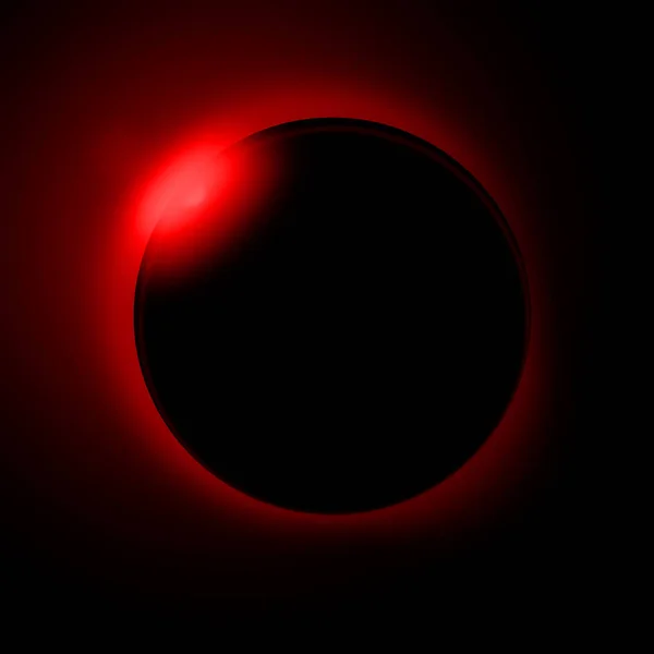 Eclipse solar eclipse solar realista —  Fotos de Stock