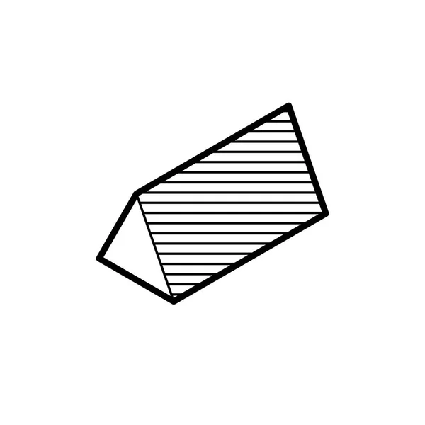 基本三维几何形状上白色背景矢量孤立 — 图库矢量图片
