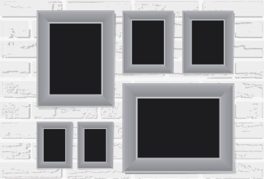 Vektör arka plan üzerinde fotoğraf çerçevesi