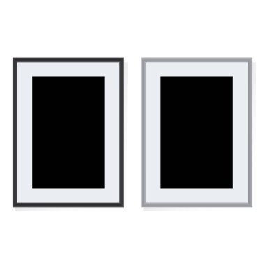 Vektör arka plan üzerinde fotoğraf çerçevesi