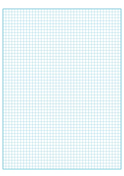 Engineering Graph Papier Druckbare Graphik Papier Vektor Illustration — Stockvektor