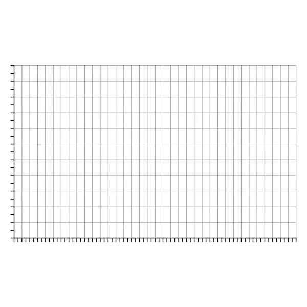 Hodnocení Čáry Grafu Čáry Grafu Milimetrový Papír Tisk Vektorové Ilustrace — Stockový vektor