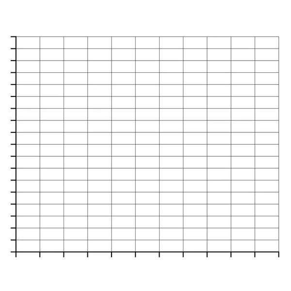 Grafik Çizgi Grafiği Grafik Kağıdı Yazdırılabilir Vektör Çizim Derecelendirme Satır — Stok Vektör