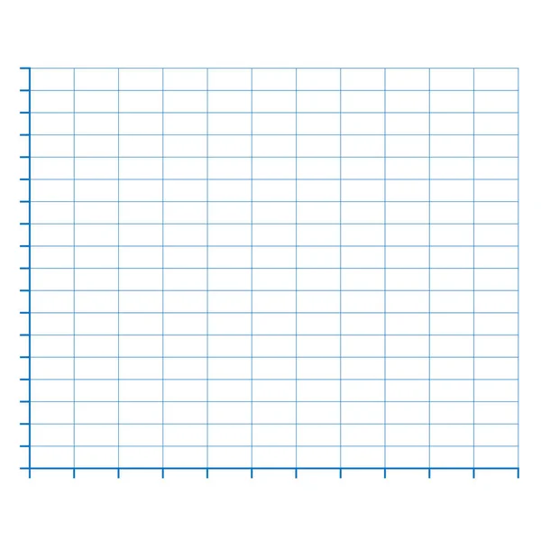 Bewertungen Linie Graph Linie Diagramm Graph Papier Druckbare Vektorillustration — Stockvektor