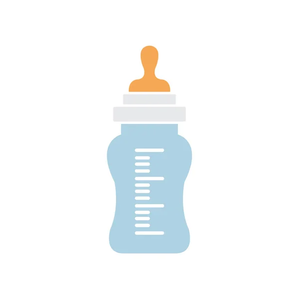 Fles Baby Fles Voeding Voor Zuigelingen Peuters Vector Illustratie — Stockvector