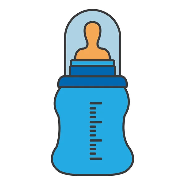 Feeding Bottle Baby Bottle Infants Young Children Vector Illustration - Stok Vektor