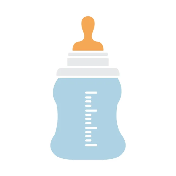 Feeding Bottle Baby Bottle Infants Young Children Vector Illustration — Stock Vector