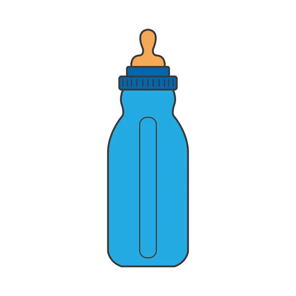 Fles Baby Fles Voeding Voor Zuigelingen Peuters Vector Illustratie — Stockvector