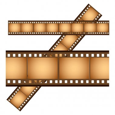 Boş film çerçeve hisse senedi illüstrasyon. Görüntü çerçeve film vektör çizim