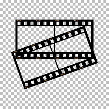 Boş film çerçeve hisse senedi illüstrasyon. Görüntü çerçeve film vektör çizim