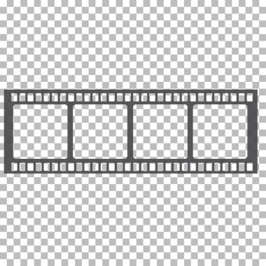 Boş film çerçeve hisse senedi illüstrasyon. Görüntü çerçeve film vektör çizim