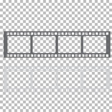 Boş film çerçeve hisse senedi illüstrasyon. Görüntü çerçeve film vektör çizim
