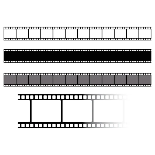 Skladem Ilustrace Rámeček Prázdný Film Obrázek Snímku Filmu Vektorové Ilustrace — Stockový vektor