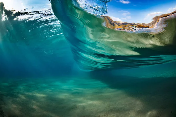 Onda de água do mar — Fotografia de Stock