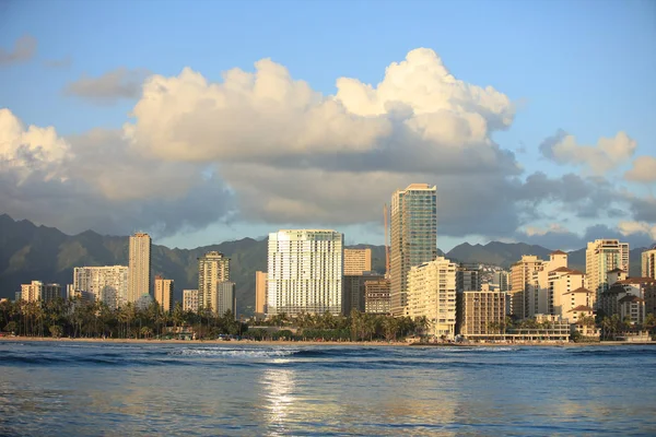 Waikiki beach view — Stock Photo, Image