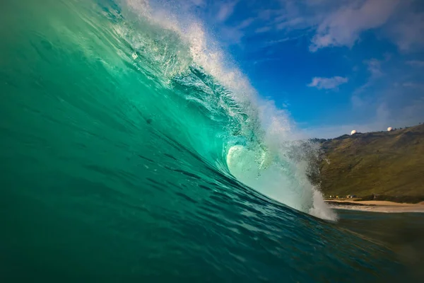 Ocean Wave naplementekor — Stock Fotó