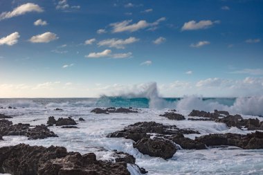 Shorebreak dalga okyanus