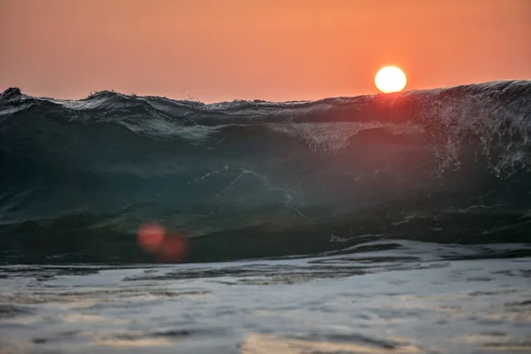 Ocean wave. Ruwe zee wateroppervlak — Stockfoto