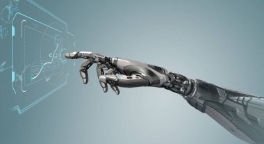 Robotik Kol işaret parmağı ile işaret