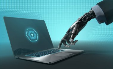 Robot sanal dünyada son derece detaylı modeli