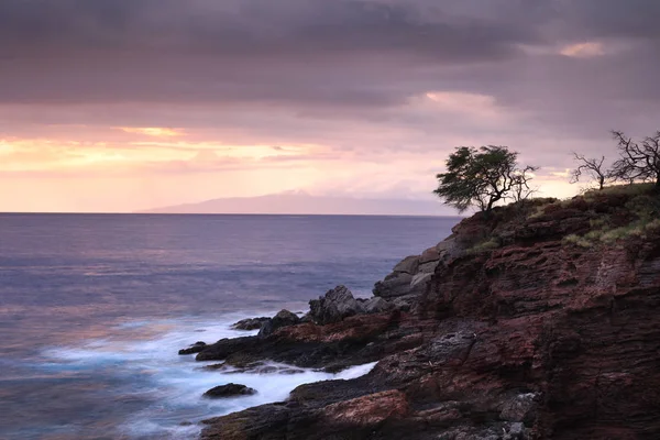 Krajobraz ocean z hawajskiej wyspy Maui — Zdjęcie stockowe