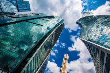 İş şehir gökdelenler