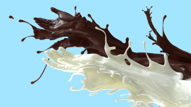 Karışık içecek sıvı sıçrama