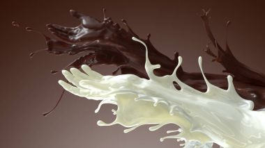 Karışık içecek sıvı sıçrama