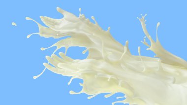 Karışık içecek sıvı sıçrama