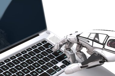 Robot ve dizüstü konsept tasarımı